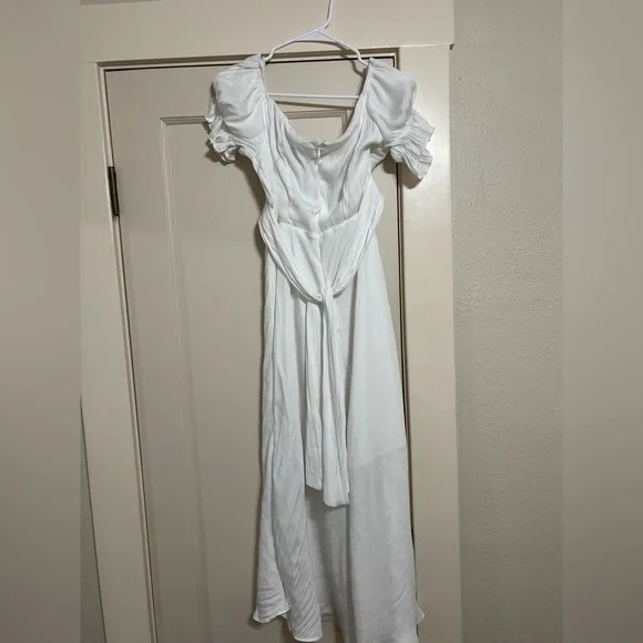 Petal and Pup White Midi Dress - Picture 3 of 5